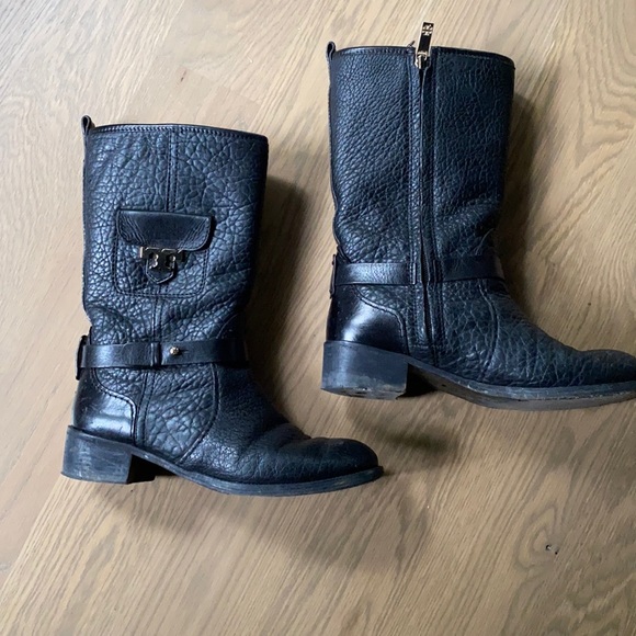 Tory Burch Shoes - Tory Burch Boots Size 8 Black Leather